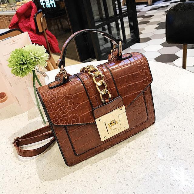 Flap Leather Handbag - Bag - LeStyleParfait