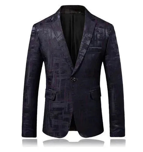 Men Blazer - Geometric Blazer - Men's Blazer - LeStyleParfait