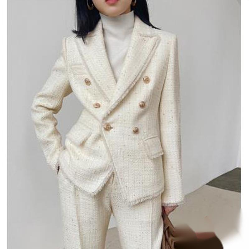 Buy Tweed Pantsuit - Women Suits at LeStyleParfait