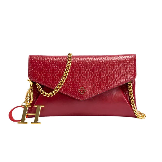 Women Leather Envelope Clutch Bag - Envelope Clutch Bag - LeStyleParfait