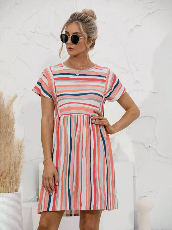 striped dresses for women classic vertical stripe style