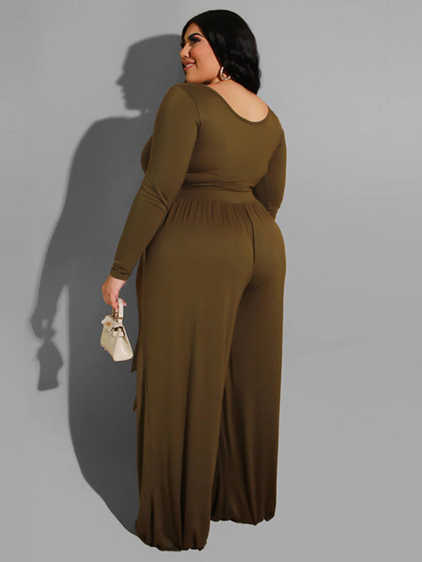 Casual Knit Round Neck Mini Dress