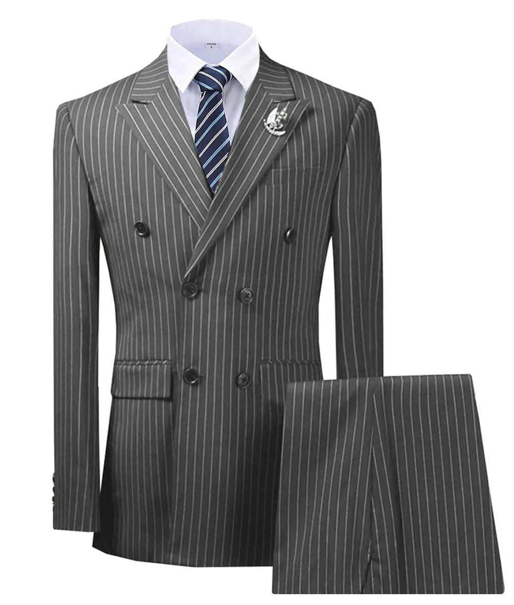 Olive Green Men's 2 Piece Slim Fit Suit