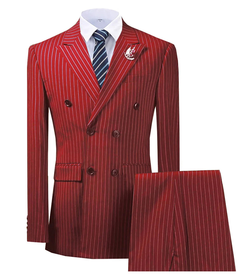 Olive Green Men's 2 Piece Slim Fit Suit