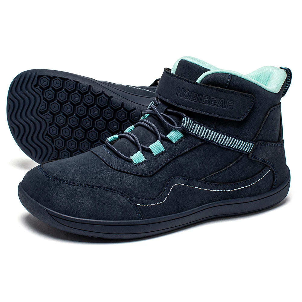 Kids' Boots - Low-Top Kids Ankle Boots Sneakers - Hook-Loop All-Season Shoes