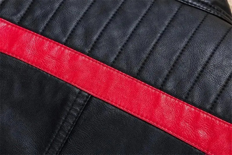 Kids Faux Leather Bomber Jacket Casual Style