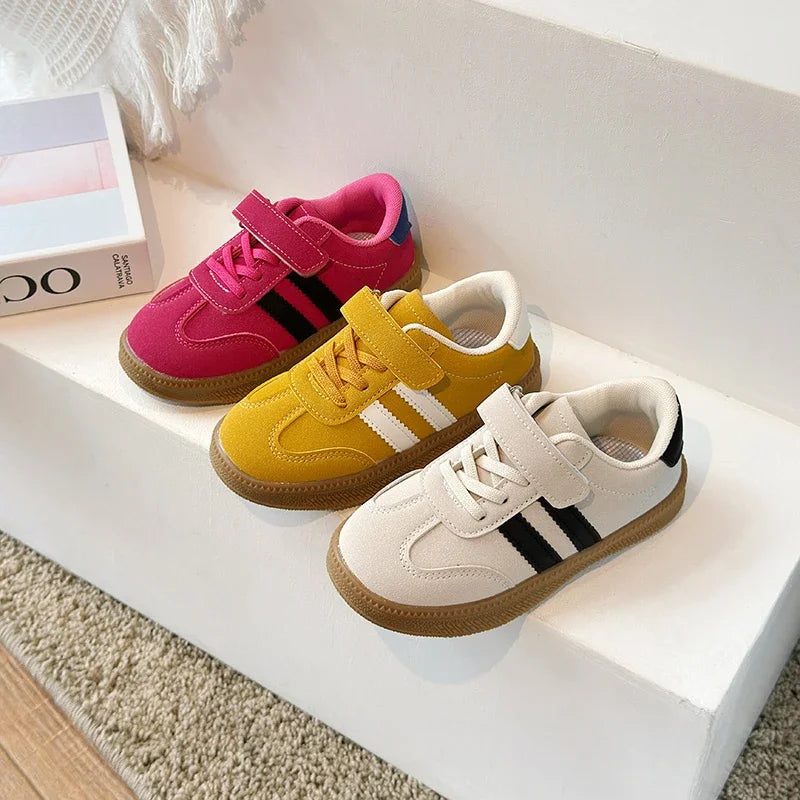 Kids' Sneakers - Court Kids Sneakers - Hook-Loop All-Season Shoes