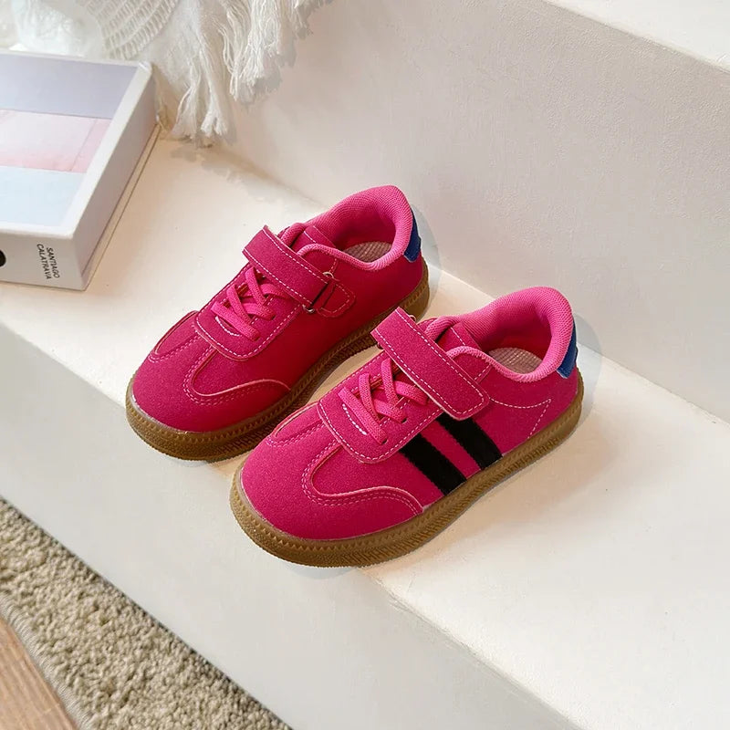 Kids' Sneakers - Court Kids Sneakers - Hook-Loop All-Season Shoes