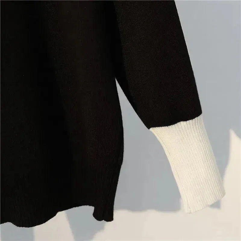 LSP SWEATER Chic Women Casual Striped Two-Piece Sweater Set