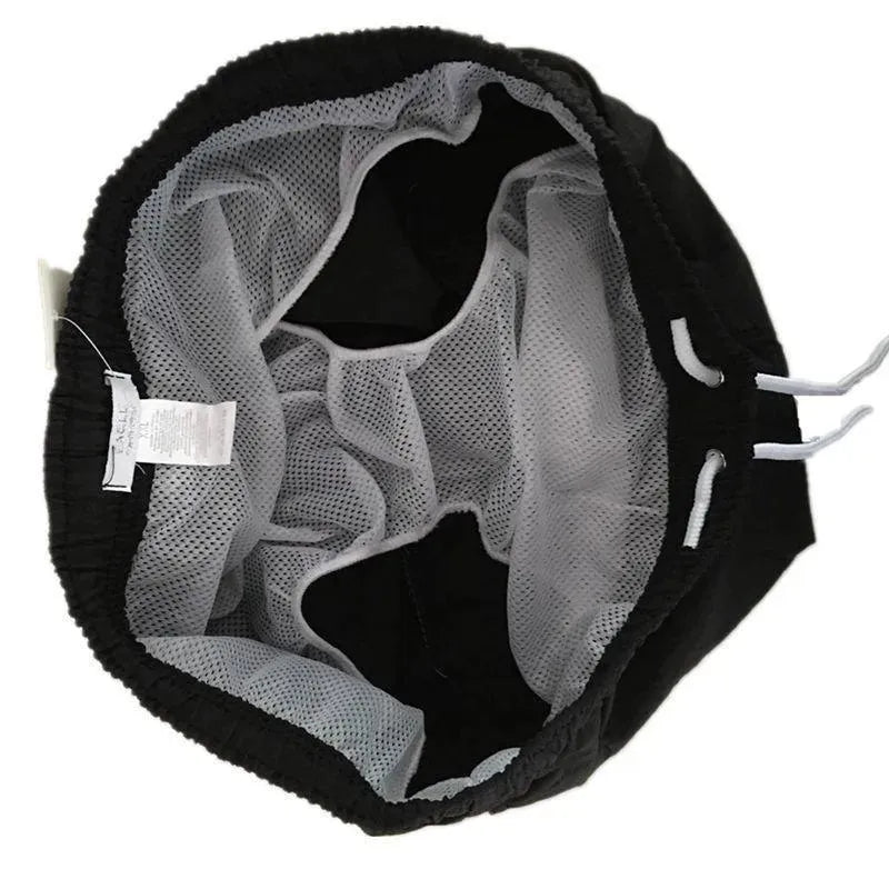 Men Black Minimalist Swim Shorts