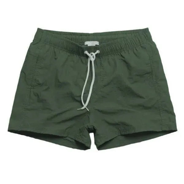 Men Black Minimalist Swim Shorts