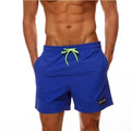 Men Blue Minimalist Swim Shorts