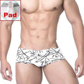 Men Tropical Minimalist Swim Briefs