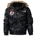 Men’s Aviator Bomber Jacket Winter Style