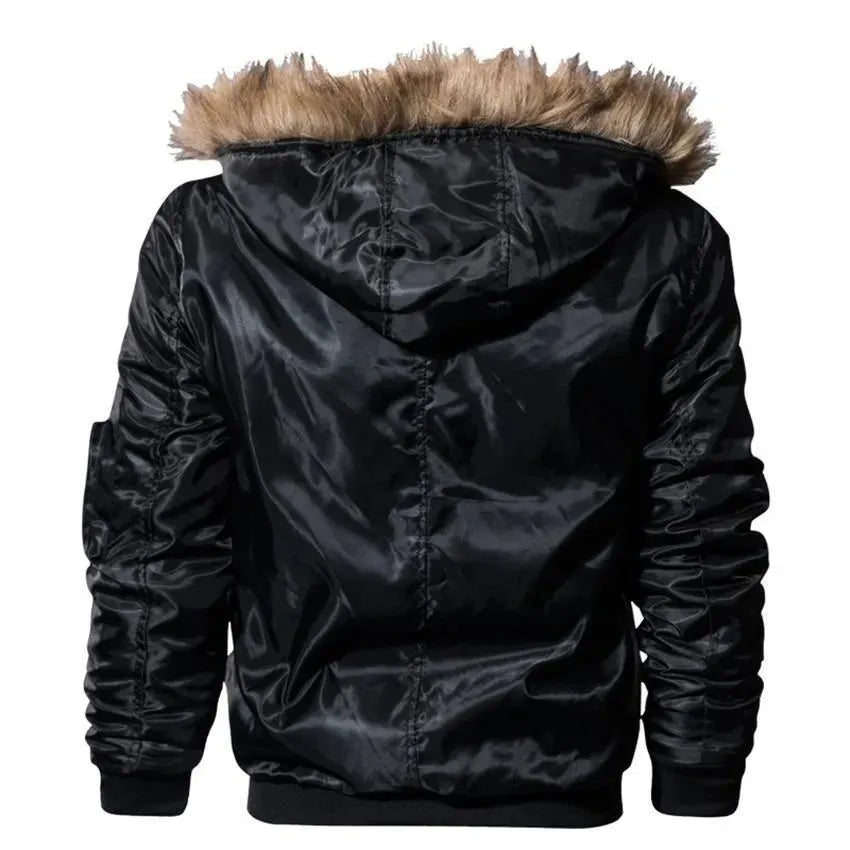 Men’s Aviator Bomber Jacket Winter Style