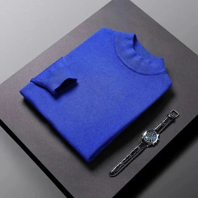 Men’s Classic Crew-Neck Pullover Sweater – Knit