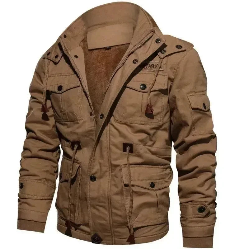 Men’s Cotton Trucker Jacket Utility Style