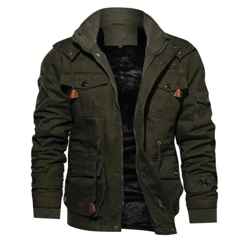 Men’s Cotton Trucker Jacket Utility Style