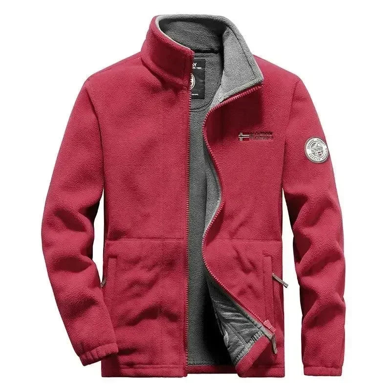Men’s Fleece Jacket Warm Layering Style