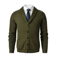 Men’s Merino Wool Cardigan Sweater – V-Neck