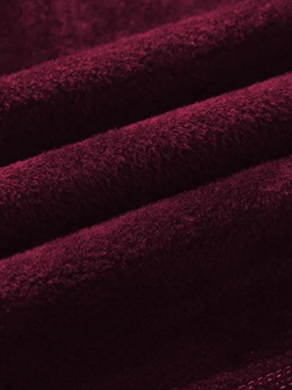 Men’s Slim Fit V-Neck Pullover Sweater – Solid Knit