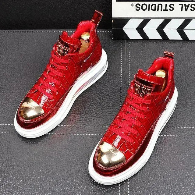 Men's Sneakers - Low-Top Sneakers - Lace-Up Spring-Autumn Shoes