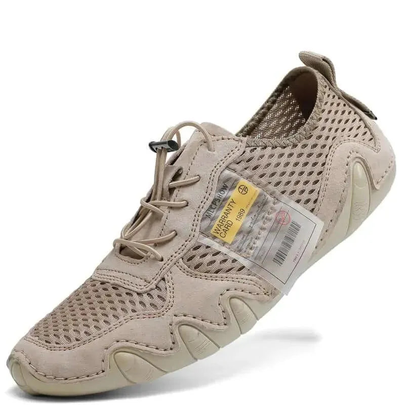 Men's Sneakers - Low-Top Men Sneakers - Lace-Up Spring-Summer Sneakers