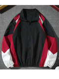 Men's Track Windbreaker Jacket Lightweight Sport Style