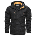 Men's Utility Windbreaker Jacket Slim Fit Casual Style