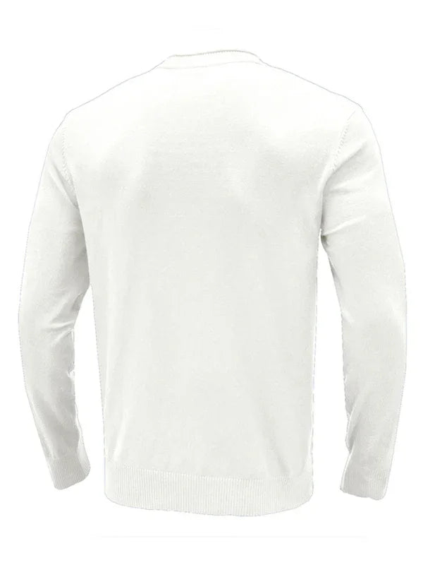 Men's pullover sweater crew neck sweater