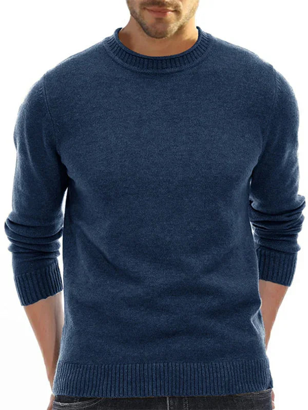 Men's pullover sweater crew neck sweater