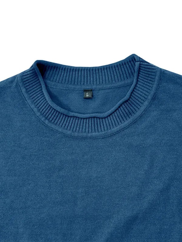 Men's pullover sweater crew neck sweater