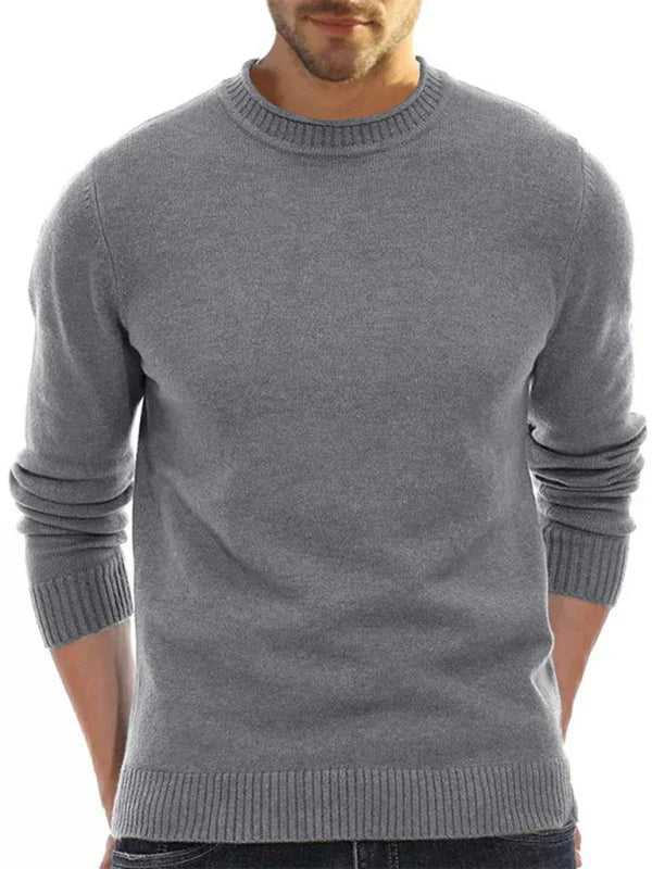 Men's pullover sweater crew neck sweater