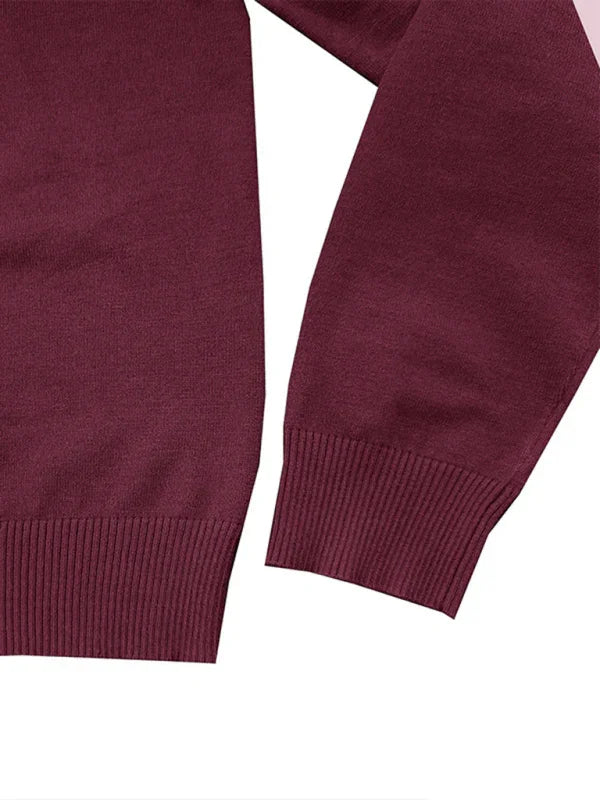 Men's pullover sweater crew neck sweater