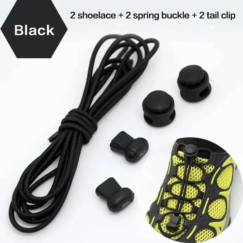 No Tie Shoelaces For Sneakers Trainers