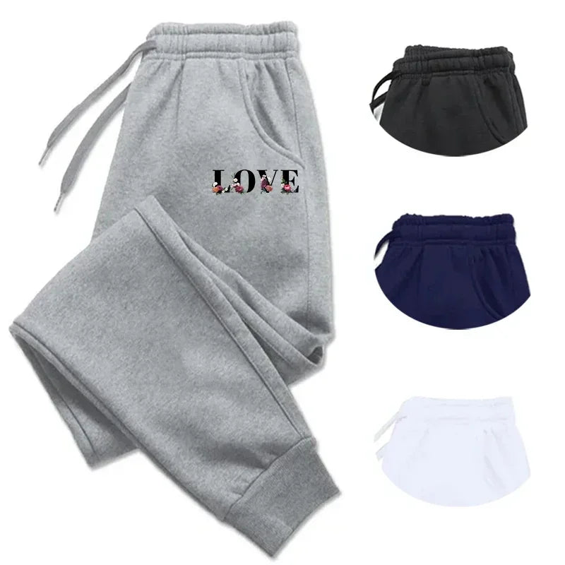 Sporty Casual Men Jogger Pants - Mid Rise Drawstring