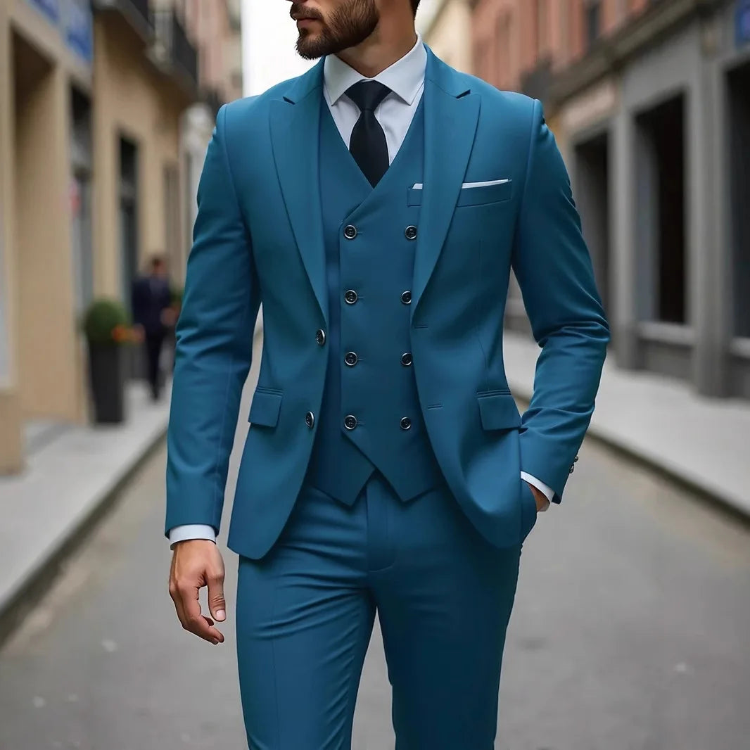 Men's Wedding Tuxedo 3 Piece – Groom Formal Suit