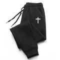 Sporty Casual Men Jogger Pants - Mid-Rise Soft Fleece