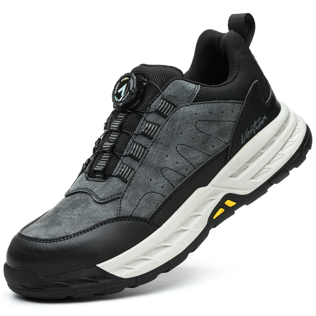 Unisex Sneakers - Low-Top Unisex Safety Sneakers - Lace-Up All-Season Shoes-Sneakers-LeStyleParfait