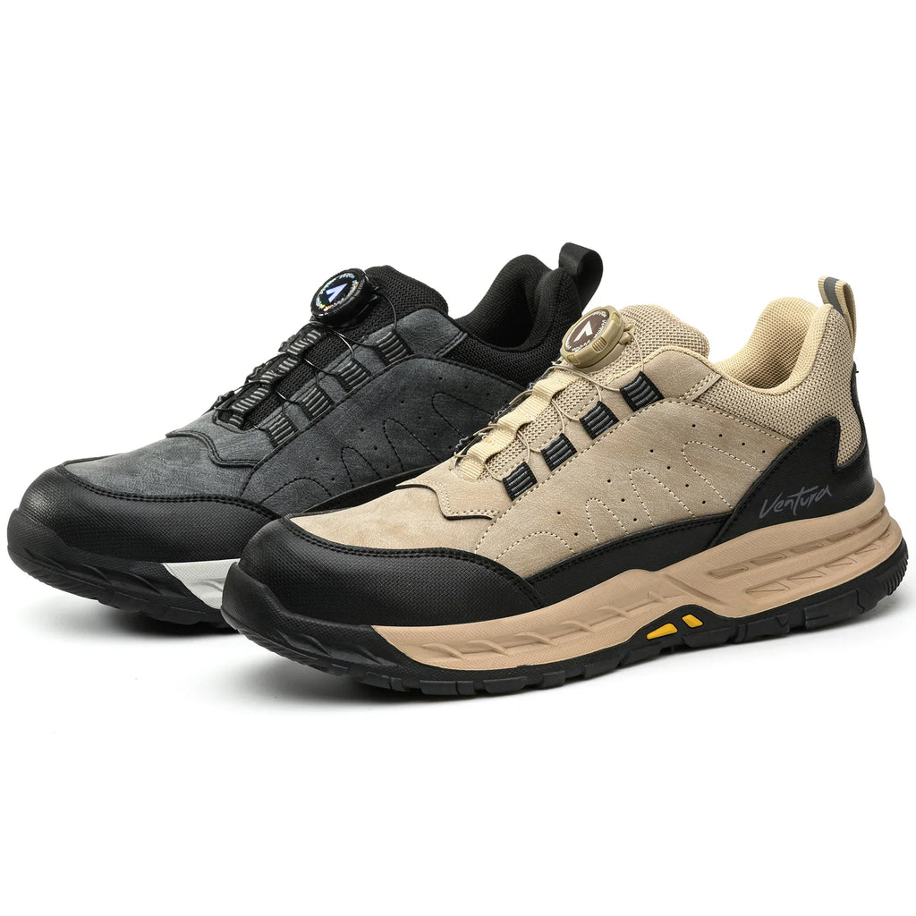 Unisex Sneakers - Low-Top Unisex Safety Sneakers - Lace-Up All-Season Shoes-Sneakers-LeStyleParfait