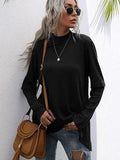 Women’s Black Turtleneck Pullover Sweater – Relaxed Fit