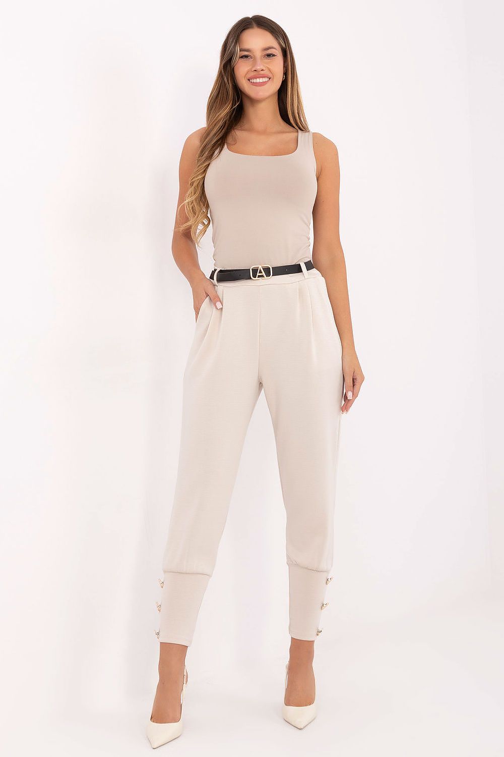 Women's Casual Sweatpants — Beige