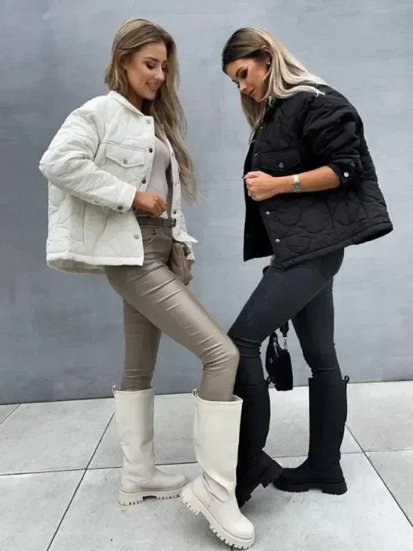 Women’s Cotton Trucker Jacket Casual Style