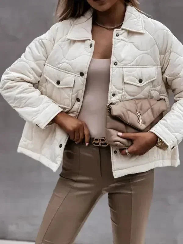 Women’s Cotton Trucker Jacket Casual Style