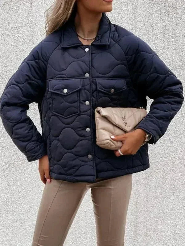 Women’s Cotton Trucker Jacket Casual Style