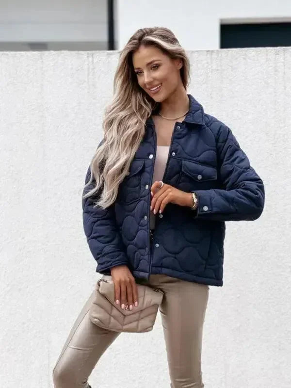 Women’s Cotton Trucker Jacket Casual Style