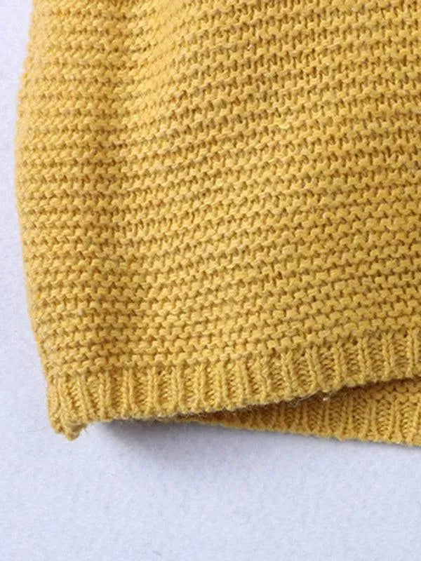 Women’s Hooded Longline Cardigan Sweater – Button Front