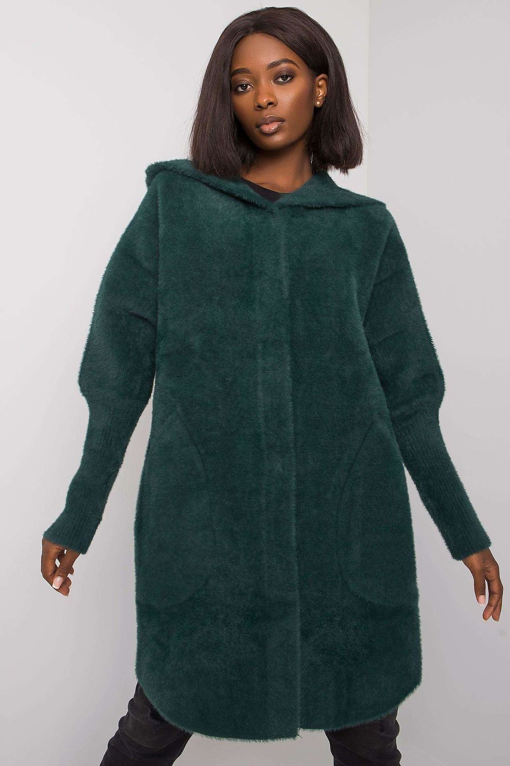 Women's Hooded Wool Blend Coat