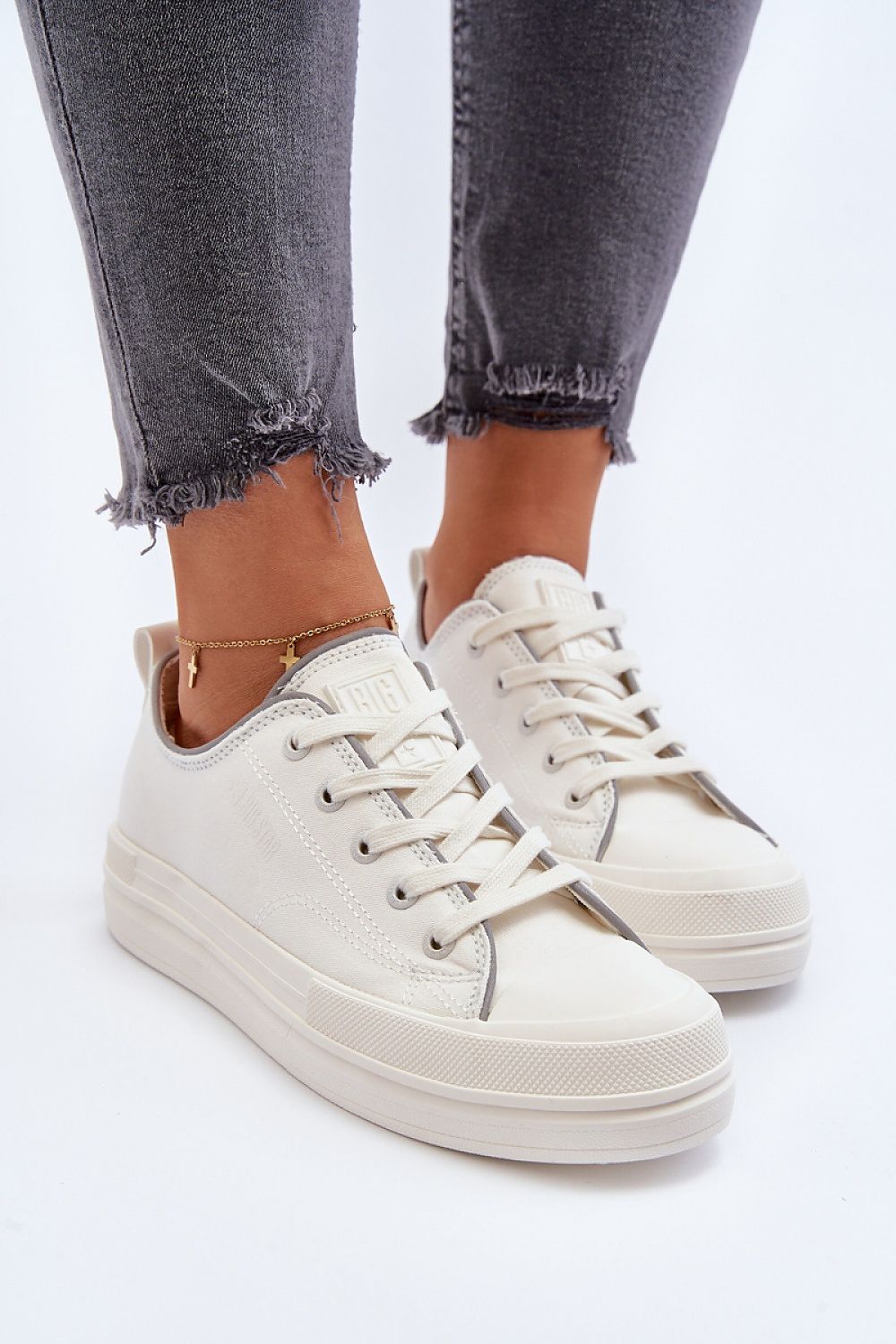 Women's Sneakers - Low-Top Women Platform Sneakers Shoes - Lace-Up Spring-Summer Shoes