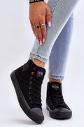 Women's Sneakers - Women High Tops Sneakers - Lace-Up All-Season Shoes-Sneakers-LeStyleParfait